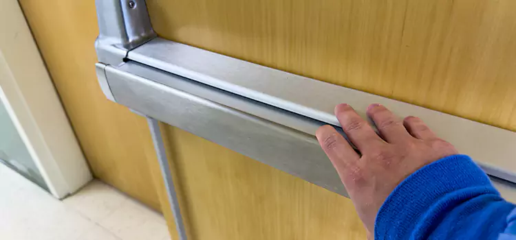 Installing a Push Bar on a Door Perth Amboy